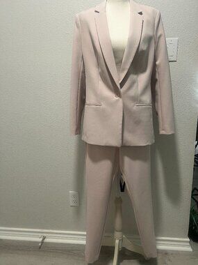 Express Women's Blazer n Pants Suit Set Soft Pink sz S